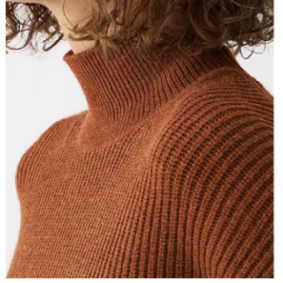 New J.Crew Ribbed Turtleneck Sweater In Stretch Yarn - Picture 4 of 4